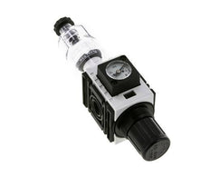 Filter-Regulator G1/4'' 1000 l/min 0.5-8.0bar/7-116psi Semi-Auto Polycarbonate Futura 0