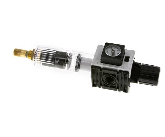 Filter-Regulator G1/4'' 1000 l/min 0.5-8.0bar/7-116psi Auto Polycarbonate Futura 0
