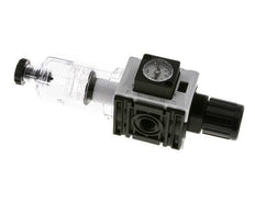 Filter-Regulator G1/4'' 1000 l/min 0.5-10.0bar/7-145psi Semi-Auto Polycarbonate Futura 0
