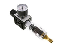 Filter-Regulator G1/4'' 1000 l/min 0.2-4.0bar/3-58psi Auto 40 mm Pressure Gauge Polycarbonate Futura 0