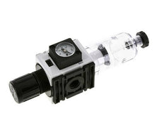 Filter-Regulator G1/4'' 1000 l/min 0.5-8.0bar/7-116psi Semi-Auto Polycarbonate Futura 0