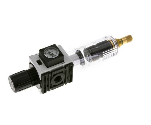 Filter-Regulator G1/4'' 1000 l/min 0.5-8.0bar/7-116psi Auto Polycarbonate Futura 0