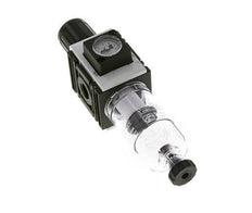 Filter-Regulator G1/4'' 1000 l/min 0.2-4.0bar/3-58psi Semi-Auto Polycarbonate Futura 0