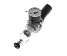 Filter-Regulator G1/8'' 1450 l/min 0.5-10.0bar/7-145psi Semi-Auto 40 mm Pressure Gauge Cylinder Lock Polycarbonate Multifix 0