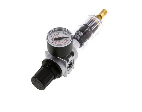Filter-Regulator G1/4'' 1450 l/min 0.2-6.0bar/3-87psi Auto 40 mm Pressure Gauge Polycarbonate Multifix 0
