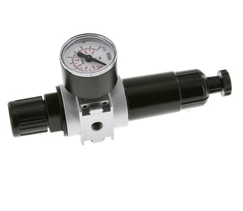 Filter-Regulator G1/8'' 1450 l/min 0.2-6.0bar/3-87psi Semi-Auto 40 mm Pressure Gauge Metal Multifix 0