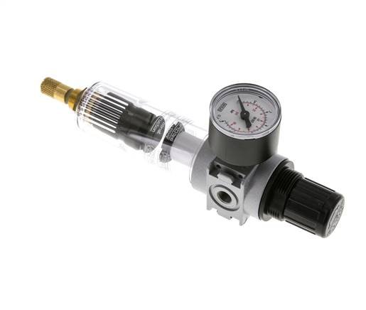 Filter-Regulator G1/8'' 1450 l/min 0.1-3.0bar/1-44psi Auto 40 mm Pressure Gauge Polycarbonate Multifix 0