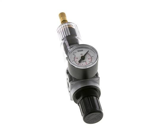 Filter-Regulator G1/8'' 1450 l/min 0.1-3.0bar/1-44psi Auto 40 mm Pressure Gauge Polycarbonate Multifix 0