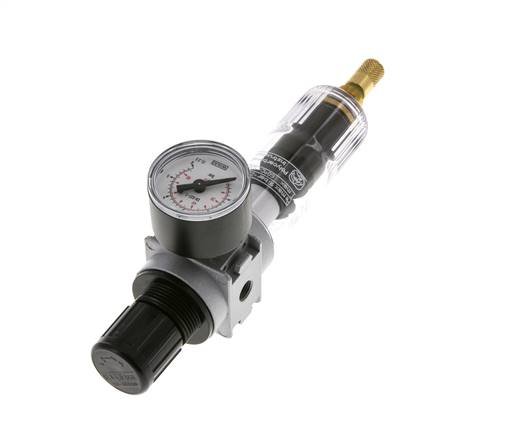 Filter-Regulator G1/8'' 1450 l/min 0.1-3.0bar/1-44psi Auto 40 mm Pressure Gauge Polycarbonate Multifix 0