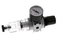 Filter-Regulator G1/8'' 1450 l/min 0.5-10.0bar/7-145psi Semi-Auto 40 mm Pressure Gauge Polycarbonate Multifix 0