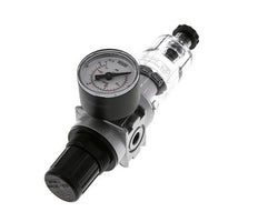 Filter-Regulator G1/8'' 1450 l/min 0.5-10.0bar/7-145psi Semi-Auto 40 mm Pressure Gauge Polycarbonate Multifix 0