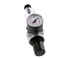 Filter-Regulator G1/4'' 1450 l/min 0.5-10.0bar/7-145psi Semi-Auto 40 mm Pressure Gauge Polycarbonate Multifix 0