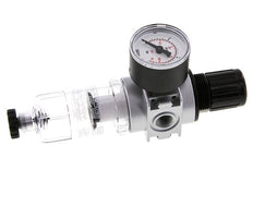 Filter-Regulator G1/4'' 1450 l/min 0.5-10.0bar/7-145psi Semi-Auto 40 mm Pressure Gauge Polycarbonate Multifix 0