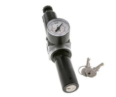 Filter-Regulator G1/4'' 1450 l/min 0.1-3.0bar/1-44psi Semi-Auto 40 mm Pressure Gauge Cylinder Lock Metal Multifix 0