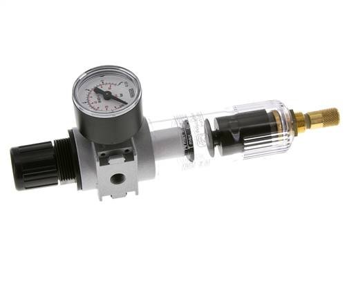 Filter-Regulator G1/8'' 1450 l/min 0.1-3.0bar/1-44psi Auto 40 mm Pressure Gauge Polycarbonate Multifix 0