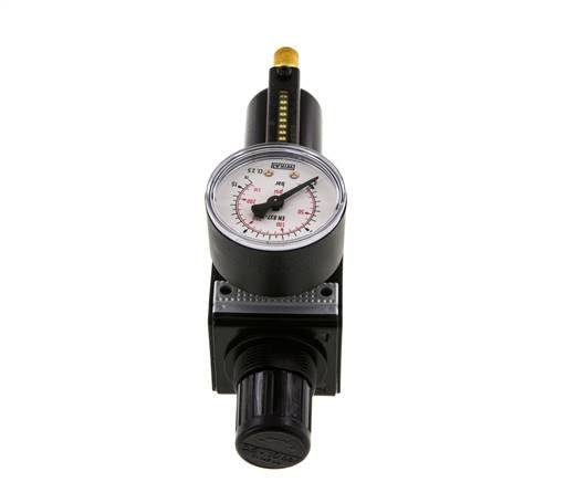 Filter-Regulator G3/8'' 1600 l/min 0.5-10.0bar/7-145psi Auto Metal Multifix 1