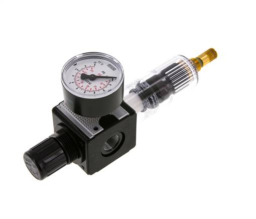 Filter-Regulator G3/8'' 1600 l/min 0.2-6.0bar/3-87psi Auto Polycarbonate Multifix 1
