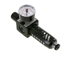 Filter-Regulator G3/8'' 1600 l/min 0.2-6.0bar/3-87psi Semi-Auto Protective Cage Polycarbonate Multifix 1