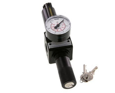 Filter-Regulator G1/4'' 1600 l/min 0.5-16.0bar/7-232psi Semi-Auto Cylinder Lock Metal Multifix 1