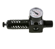 Filter-Regulator G3/8'' 1600 l/min 0.2-6.0bar/3-87psi Semi-Auto Protective Cage Polycarbonate Multifix 1