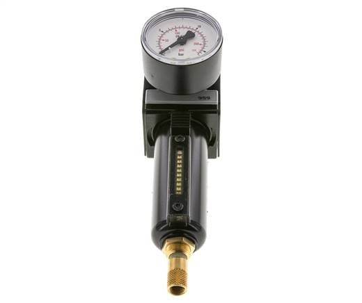 Filter-Regulator G1/4'' 1600 l/min 0.5-10.0bar/7-145psi Auto Metal Multifix 1