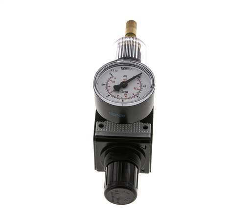 Filter-Regulator G1/4'' 1600 l/min 0.1-3.0bar/1-44psi Auto Polycarbonate Multifix 1