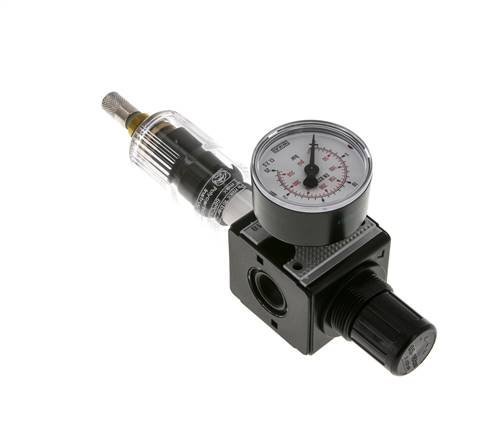 Filter-Regulator G3/8'' 1600 l/min 0.5-16.0bar/7-232psi Auto (Closed Without Pressure) Polycarbonate Multifix 1
