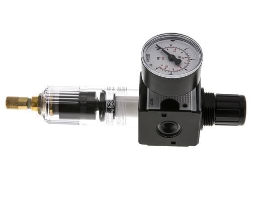 Filter-Regulator G1/4'' 1600 l/min 0.1-3.0bar/1-44psi Auto Polycarbonate Multifix 1