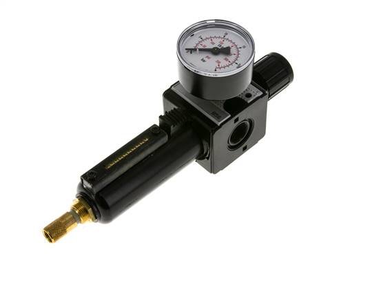 Filter-Regulator G3/8'' 1600 l/min 0.5-16.0bar/7-232psi Auto Metal Multifix 1
