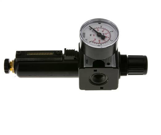 Filter-Regulator G3/8'' 1600 l/min 0.5-16.0bar/7-232psi Semi-Auto Metal Multifix 1