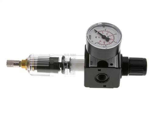 Filter-Regulator G1/4'' 1600 l/min 0.5-16.0bar/7-232psi Auto (Closed Without Pressure) Polycarbonate Multifix 1