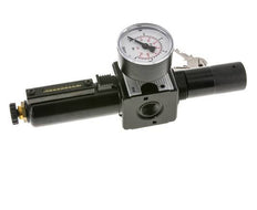 Filter-Regulator G3/8'' 1600 l/min 0.5-16.0bar/7-232psi Semi-Auto Cylinder Lock Metal Multifix 1