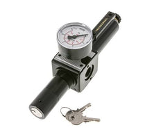 Filter-Regulator G3/8'' 1600 l/min 0.5-16.0bar/7-232psi Semi-Auto Cylinder Lock Metal Multifix 1