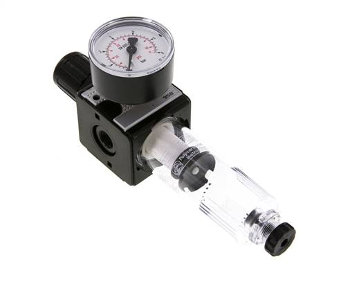 Filter-Regulator G1/4'' 1600 l/min 0.1-3.0bar/1-44psi Semi-Auto Polycarbonate Multifix 1