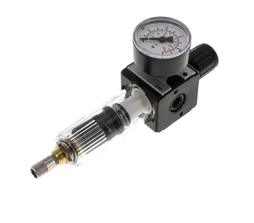 Filter-Regulator G1/4'' 1600 l/min 0.2-6.0bar/3-87psi Auto (Closed Without Pressure) Polycarbonate Multifix 1