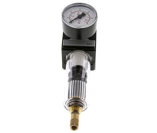 Filter-Regulator G1/4'' 1600 l/min 0.1-3.0bar/1-44psi Auto Polycarbonate Multifix 1