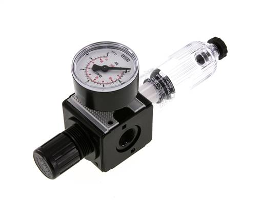Filter-Regulator G3/8'' 1600 l/min 0.1-3.0bar/1-44psi Semi-Auto Polycarbonate Multifix 1