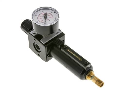 Filter-Regulator G1/4'' 1600 l/min 0.5-16.0bar/7-232psi Auto Metal Multifix 1