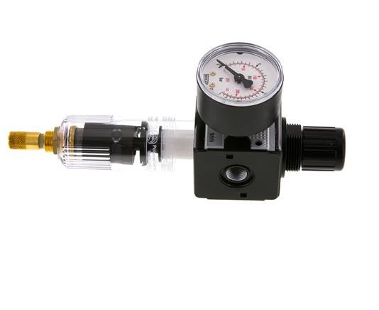 Filter-Regulator G1/4'' 1600 l/min 0.5-10.0bar/7-145psi Auto Polycarbonate Multifix 1