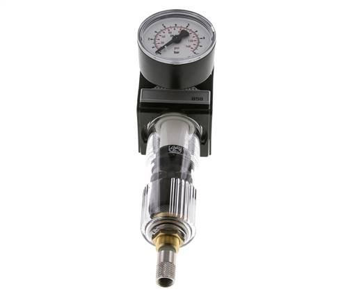 Filter-Regulator G1/4'' 1600 l/min 0.2-6.0bar/3-87psi Auto (Closed Without Pressure) Polycarbonate Multifix 1