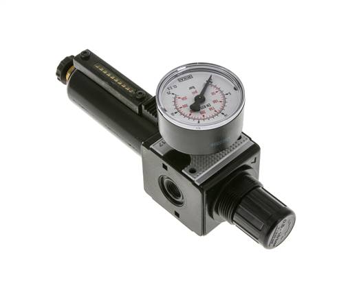 Filter-Regulator G1/4'' 1600 l/min 0.5-16.0bar/7-232psi Semi-Auto Metal Multifix 1