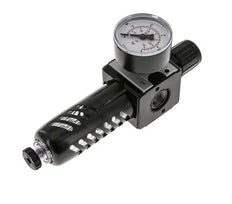 Filter-Regulator G3/8'' 1600 l/min 0.5-16.0bar/7-232psi Semi-Auto Protective Cage Polycarbonate Multifix 1