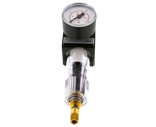 Filter-Regulator G1/4'' 1600 l/min 0.5-10.0bar/7-145psi Auto Polycarbonate Multifix 1