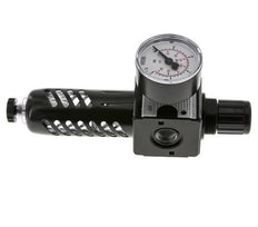 Filter-Regulator G3/8'' 1600 l/min 0.5-16.0bar/7-232psi Semi-Auto Protective Cage Polycarbonate Multifix 1