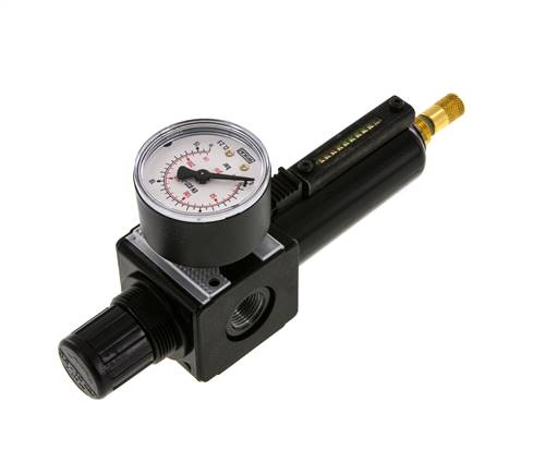 Filter-Regulator G3/8'' 1600 l/min 0.5-10.0bar/7-145psi Auto Metal Multifix 1