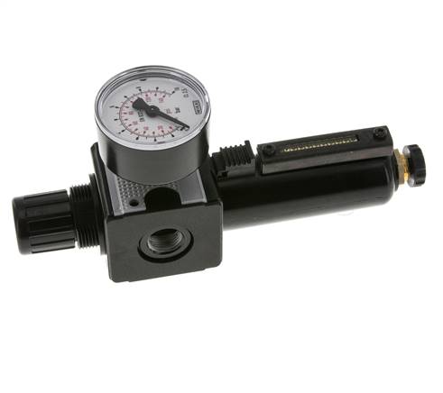 Filter-Regulator G3/8'' 1600 l/min 0.2-6.0bar/3-87psi Semi-Auto Metal Multifix 1