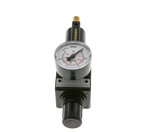 Filter-Regulator G1/4'' 1600 l/min 0.5-16.0bar/7-232psi Auto Metal Multifix 1