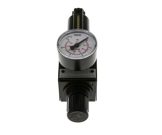 Filter-Regulator G3/8'' 1600 l/min 0.5-16.0bar/7-232psi Semi-Auto Metal Multifix 1