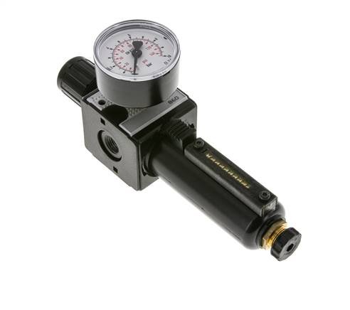 Filter-Regulator G1/4'' 1600 l/min 0.2-6.0bar/3-87psi Semi-Auto Metal Multifix 1