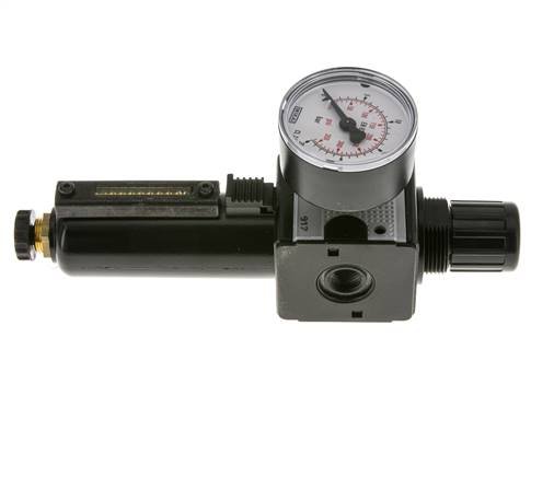 Filter-Regulator G1/4'' 1600 l/min 0.5-16.0bar/7-232psi Semi-Auto Metal Multifix 1